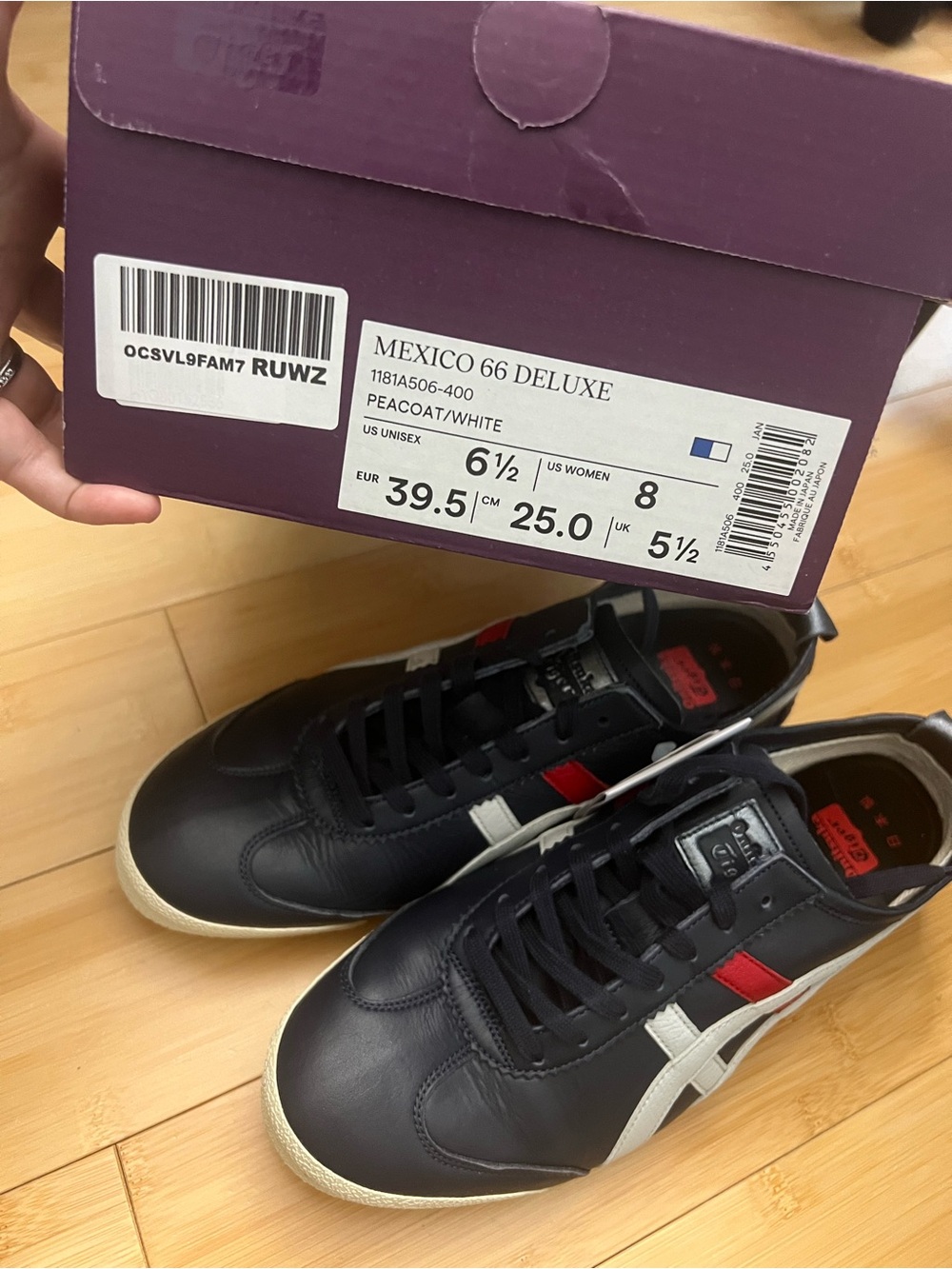 Onitsuka Tiger Mexico 66 Deluxe Nippon Made unisex 6.5M/8W